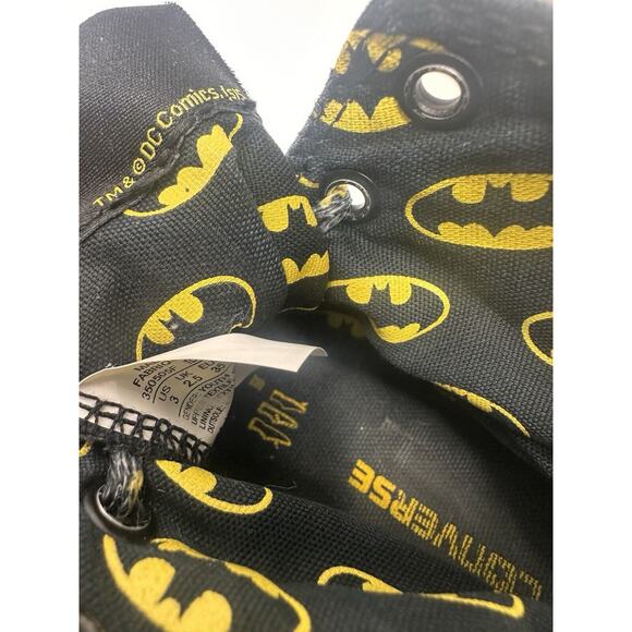 Boys Converse Chuck DC Batman Fabric High Top Sneakers Size 3 - Picture 5 of 6